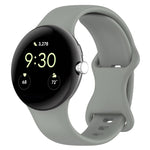 Offizielles Silikon-Uhrenarmband, für Google Pixel Watch 4 / Watch 3 (45 mm) und Google Pixel Watch 4 / 3 / 2 / 1 (41 mm)