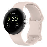 Offizielles Silikon-Uhrenarmband, für Google Pixel Watch 4 / Watch 3 (45 mm) und Google Pixel Watch 4 / 3 / 2 / 1 (41 mm)