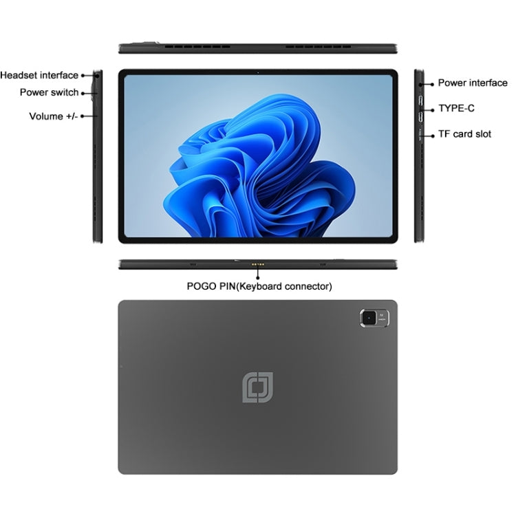 Jumper EZpad V12 Pro Tablet-PC, ohne Tastatur, 12 Zoll Windows 11 Home OS Intel Alder Lake N95 Quad-Core, 12 GB + 256 GB, 12 GB + 512 GB