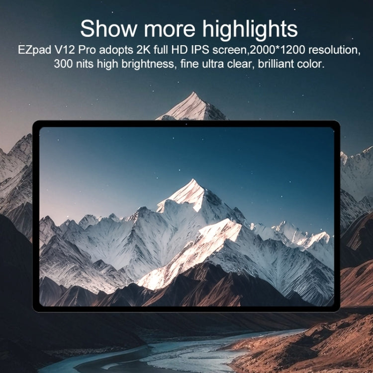 Jumper EZpad V12 Pro Tablet-PC, ohne Tastatur, 12 Zoll Windows 11 Home OS Intel Alder Lake N95 Quad-Core, 12 GB + 256 GB, 12 GB + 512 GB