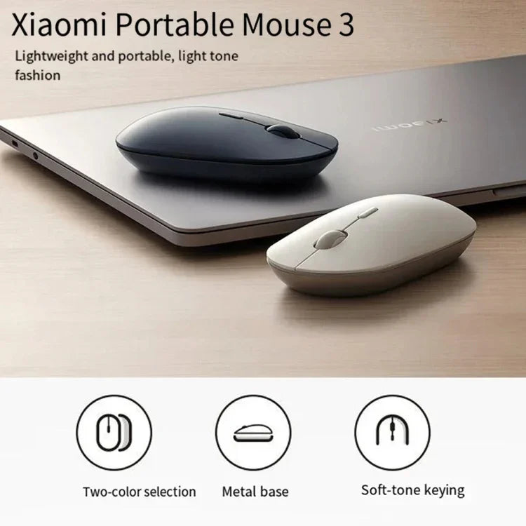 Original Xiaomi XMBXSB01YM Bluetooth Dual-Mode Silent Portable Maus 3, XMBXSB01YM