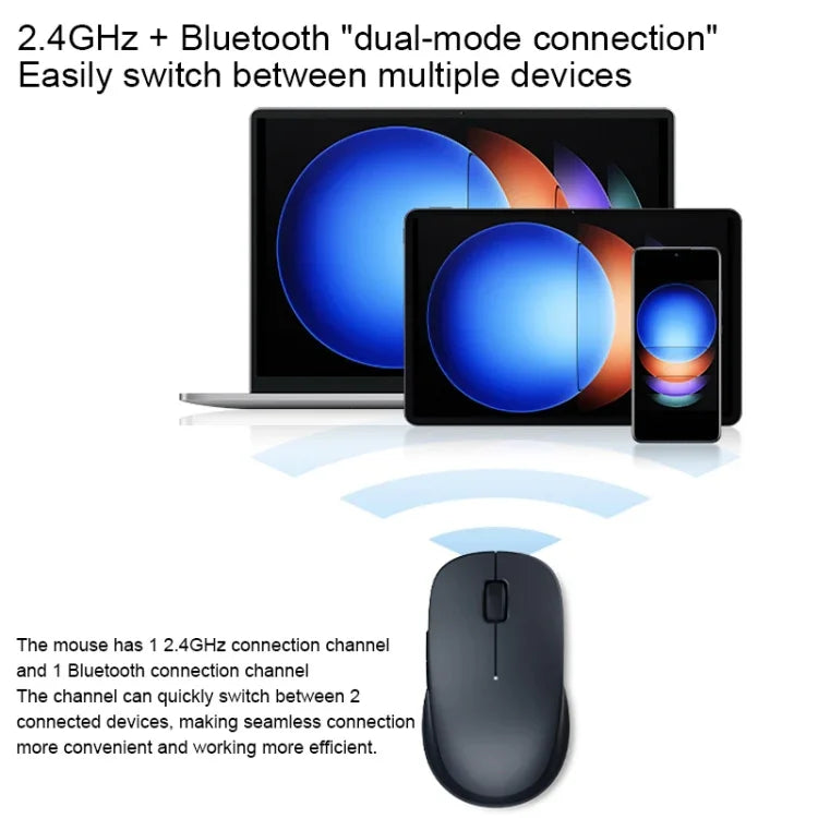Original Xiaomi XMSMSB01YM 1200DPI Bluetooth Dual Mode Wireless Maus 2, XMSMSB01YM