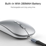 Yesido KB15 Slim 2.4G Wiederaufladbare kabellose optische Maus, KB15