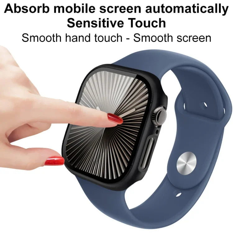 imak Integrierte Uhrenhülle mit Schutzfolie, für Apple Watch Series 10/11 46 mm, für Apple Watch Series 10/11 42 mm
