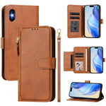 Mehrfach-Kartenfächer Reißverschluss Brieftasche Leder Handyhülle, Für iPhone 11 Pro Max, Für iPhone 11, Für iPhone 11 Pro, Für iPhone X / XS, Für iPhone XR, Für iPhone XS Max, Für iPhone 8 Plus / 7 Plus