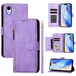 Mehrfach-Kartenfächer Reißverschluss Brieftasche Leder Handyhülle, Für iPhone 11 Pro Max, Für iPhone 11, Für iPhone 11 Pro, Für iPhone X / XS, Für iPhone XR, Für iPhone XS Max, Für iPhone 8 Plus / 7 Plus