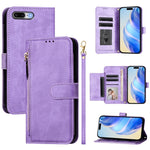 Mehrfach-Kartenfächer Reißverschluss Brieftasche Leder Handyhülle, Für iPhone 11 Pro Max, Für iPhone 11, Für iPhone 11 Pro, Für iPhone X / XS, Für iPhone XR, Für iPhone XS Max, Für iPhone 8 Plus / 7 Plus
