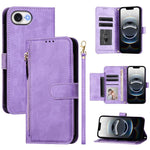 Multi-Kartenfächer Reißverschluss-Brieftasche Leder Handyhülle, Für iPhone 17e / 16e, Für iPhone 17 Pro Max, Für iPhone 17 Pro, Für iPhone 17, Für iPhone Air, Für iPhone 16 Pro Max, Für iPhone 16 Pro, Für iPhone 16 Plus