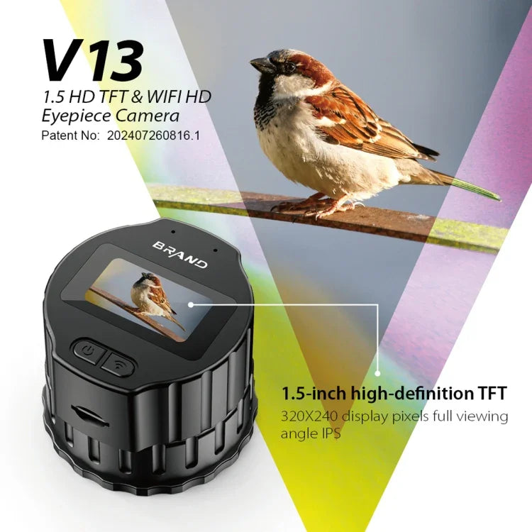 V13 1,5 Zoll TFT-Bildschirm WiFi HD tragbare Okular-Kamera, V13