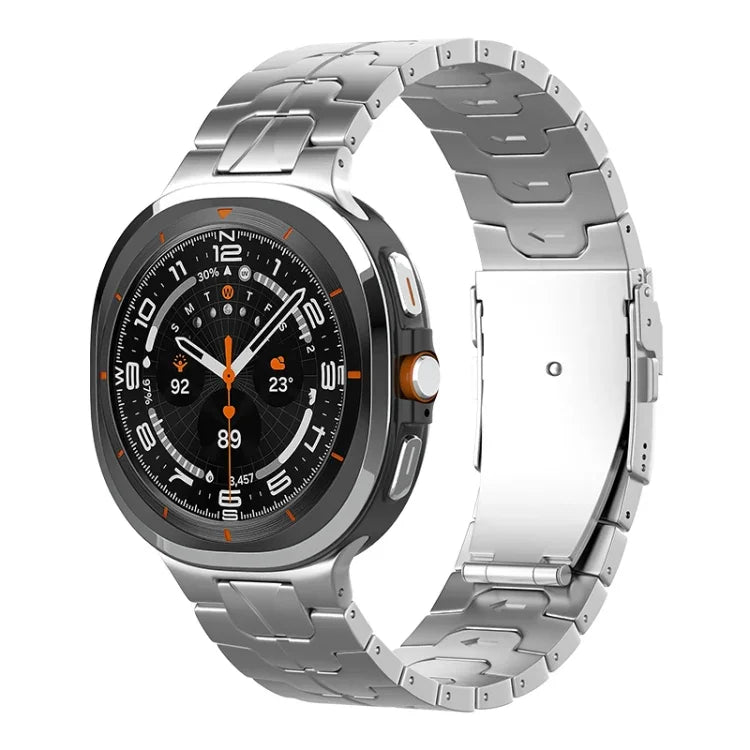 Safety Buckle Pure Titanium Watch Band, For Samsung Galaxy Watch Ultra / Ultra 2025, For Samsung Galaxy Watch8 / Watch8 Classic