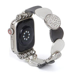 Metallarmband mit Legierungskette, für Apple Watch 46 mm / 49 mm / 45 mm / 44 mm, für Apple Watch 42 mm / 41 mm / 40 mm / 38 mm