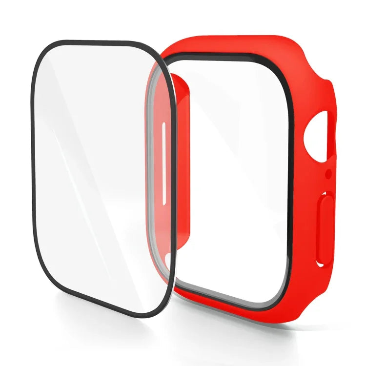 PC-Gehäuse mit integrierter gehärteter Folie, für Apple Watch Series 10/11 (46 mm) und Apple Watch Series 10/11 (42 mm)