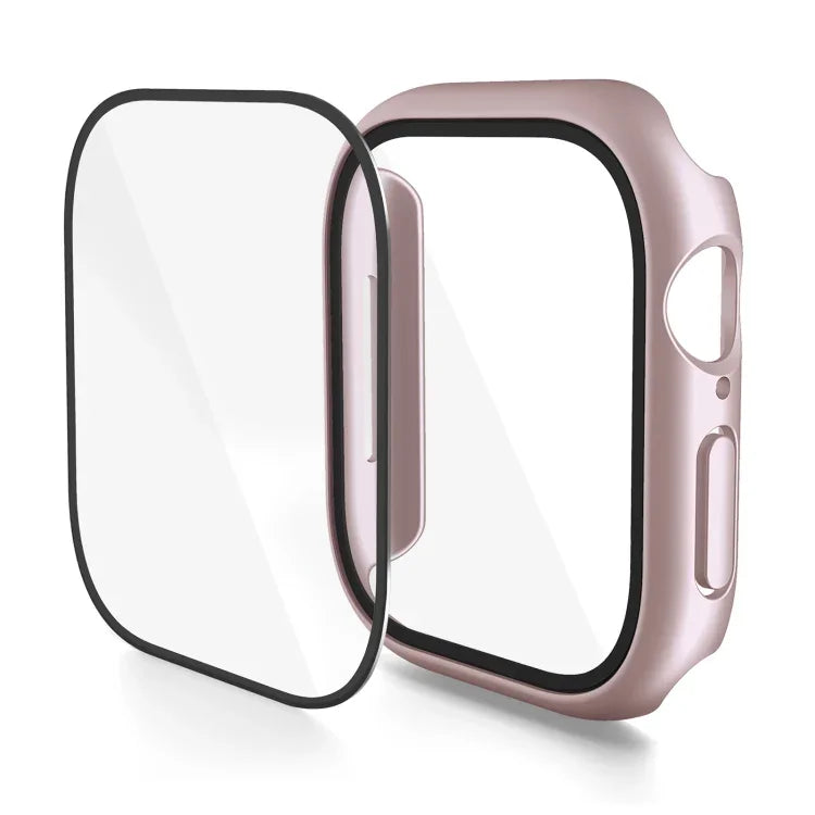 PC-Gehäuse mit integrierter gehärteter Folie, für Apple Watch Series 10/11 (46 mm) und Apple Watch Series 10/11 (42 mm)