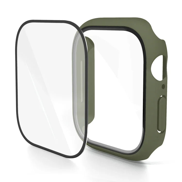 PC-Gehäuse mit integrierter gehärteter Folie, für Apple Watch Series 10/11 (46 mm) und Apple Watch Series 10/11 (42 mm)