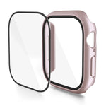 PC-Gehäuse mit integrierter gehärteter Folie, für Apple Watch Series 10/11 (46 mm) und Apple Watch Series 10/11 (42 mm)