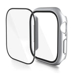 PC-Gehäuse mit integrierter gehärteter Folie, für Apple Watch Series 10/11 (46 mm) und Apple Watch Series 10/11 (42 mm)