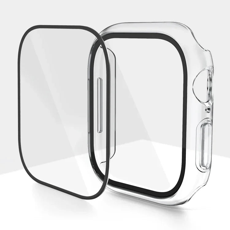 PC-Gehäuse mit integrierter gehärteter Folie, für Apple Watch Series 10/11 (46 mm) und Apple Watch Series 10/11 (42 mm)