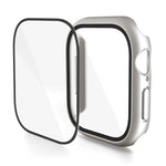 PC-Gehäuse mit integrierter gehärteter Folie, für Apple Watch Series 10/11 (46 mm) und Apple Watch Series 10/11 (42 mm)