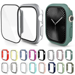 PC-Gehäuse mit integrierter gehärteter Folie, für Apple Watch Series 10/11 (46 mm) und Apple Watch Series 10/11 (42 mm)
