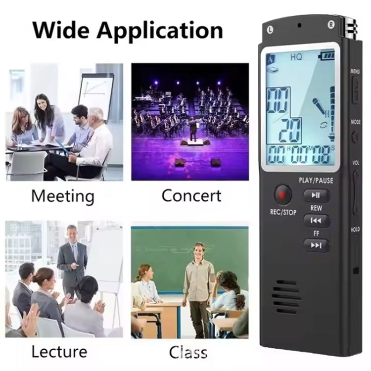 T60 Intelligenter HD Geräuschunterdrückungs-Sprachrekorder MP3-Player, T60