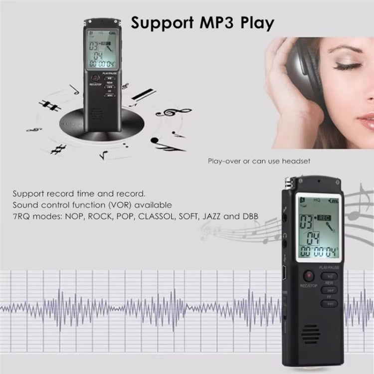 T60 Intelligenter HD Geräuschunterdrückungs-Sprachrekorder MP3-Player, T60