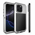 RedPepper Dreifach-Schutz Handyhülle aus Metall, Für iPhone 17 Pro Max, Für iPhone 17 Pro, Für iPhone 17, Für iPhone Air, Für iPhone 16 Pro Max, Für iPhone 16 Pro, Für iPhone 16 Plus, Für iPhone 16