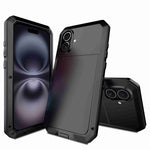 RedPepper Dreifach-Schutz Handyhülle aus Metall, Für iPhone 17 Pro Max, Für iPhone 17 Pro, Für iPhone 17, Für iPhone Air, Für iPhone 16 Pro Max, Für iPhone 16 Pro, Für iPhone 16 Plus, Für iPhone 16