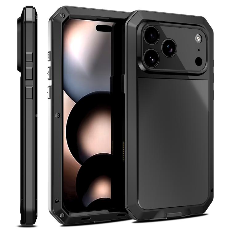 RedPepper Dreifach-Schutz Handyhülle aus Metall, Für iPhone 17 Pro Max, Für iPhone 17 Pro, Für iPhone 17, Für iPhone Air, Für iPhone 16 Pro Max, Für iPhone 16 Pro, Für iPhone 16 Plus, Für iPhone 16