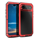 RedPepper Dreifach-Schutz Handyhülle aus Metall, Für iPhone 17 Pro Max, Für iPhone 17 Pro, Für iPhone 17, Für iPhone Air, Für iPhone 16 Pro Max, Für iPhone 16 Pro, Für iPhone 16 Plus, Für iPhone 16