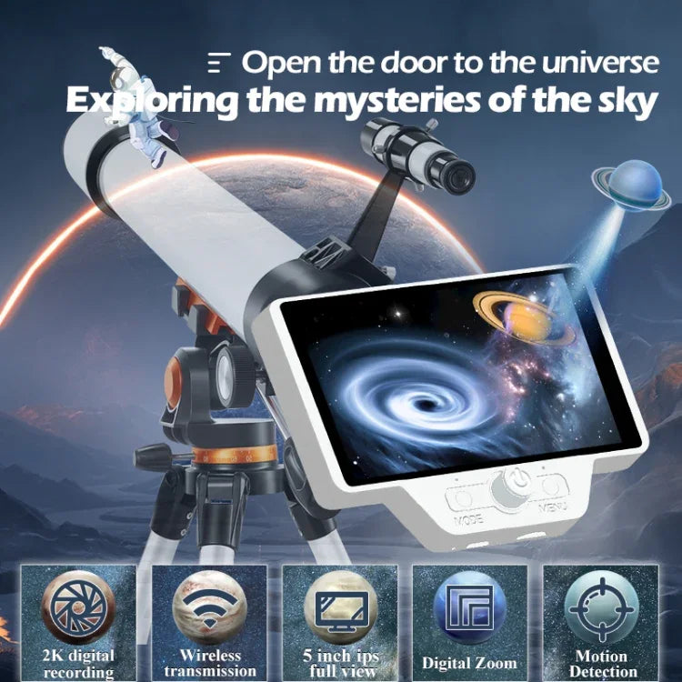 S1 5 Zoll 2K IPS-Bildschirm Astronomisches Teleskop Digitales elektronisches Okular, S1