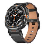 Lederarmband im Mecha-Stil, für Samsung Galaxy Watch Ultra 47 mm / Ultra 2025