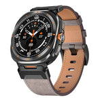 Lederarmband im Mecha-Stil, für Samsung Galaxy Watch Ultra 47 mm / Ultra 2025