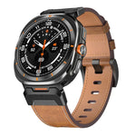 Lederarmband im Mecha-Stil, für Samsung Galaxy Watch Ultra 47 mm / Ultra 2025