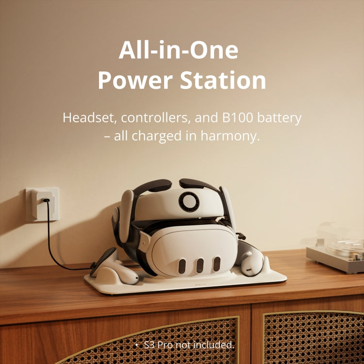 BOBOVR D3 Kabellose Ladestation, für Meta Quest 3