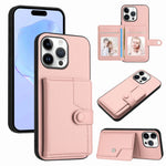 Knopfkarten-Tasche RFID-Diebstahlschutz-Handyhülle, Für iPhone 17 Pro Max, Für iPhone 17 Pro, Für iPhone 17, Für iPhone Air, Für iPhone 16 Pro Max, Für iPhone 16 Pro, Für iPhone 16 Plus, Für iPhone 16