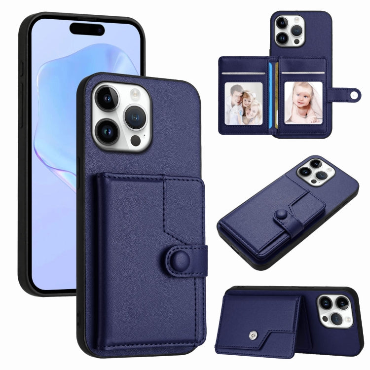 Knopfkarten-Tasche RFID-Diebstahlschutz-Handyhülle, Für iPhone 17 Pro Max, Für iPhone 17 Pro, Für iPhone 17, Für iPhone Air, Für iPhone 16 Pro Max, Für iPhone 16 Pro, Für iPhone 16 Plus, Für iPhone 16