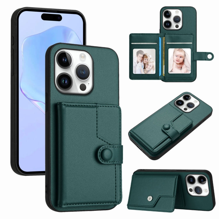 Knopfkarten-Tasche RFID-Diebstahlschutz-Handyhülle, Für iPhone 17 Pro Max, Für iPhone 17 Pro, Für iPhone 17, Für iPhone Air, Für iPhone 16 Pro Max, Für iPhone 16 Pro, Für iPhone 16 Plus, Für iPhone 16