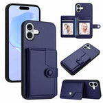 Knopfkarten-Tasche RFID-Diebstahlschutz-Handyhülle, Für iPhone 17 Pro Max, Für iPhone 17 Pro, Für iPhone 17, Für iPhone Air, Für iPhone 16 Pro Max, Für iPhone 16 Pro, Für iPhone 16 Plus, Für iPhone 16