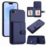 Knopf Kartenfach RFID Anti-Diebstahl Handyhülle, für iPhone SE 2022 / 2020, für iPhone 13 Pro Max, für iPhone 13 Pro, für iPhone 13, für iPhone 13 mini, für iPhone 12, für iPhone 12 Pro Max, für iPhone 12 Pro