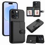 Knopf Kartenfach RFID Anti-Diebstahl Handyhülle, für iPhone SE 2022 / 2020, für iPhone 13 Pro Max, für iPhone 13 Pro, für iPhone 13, für iPhone 13 mini, für iPhone 12, für iPhone 12 Pro Max, für iPhone 12 Pro