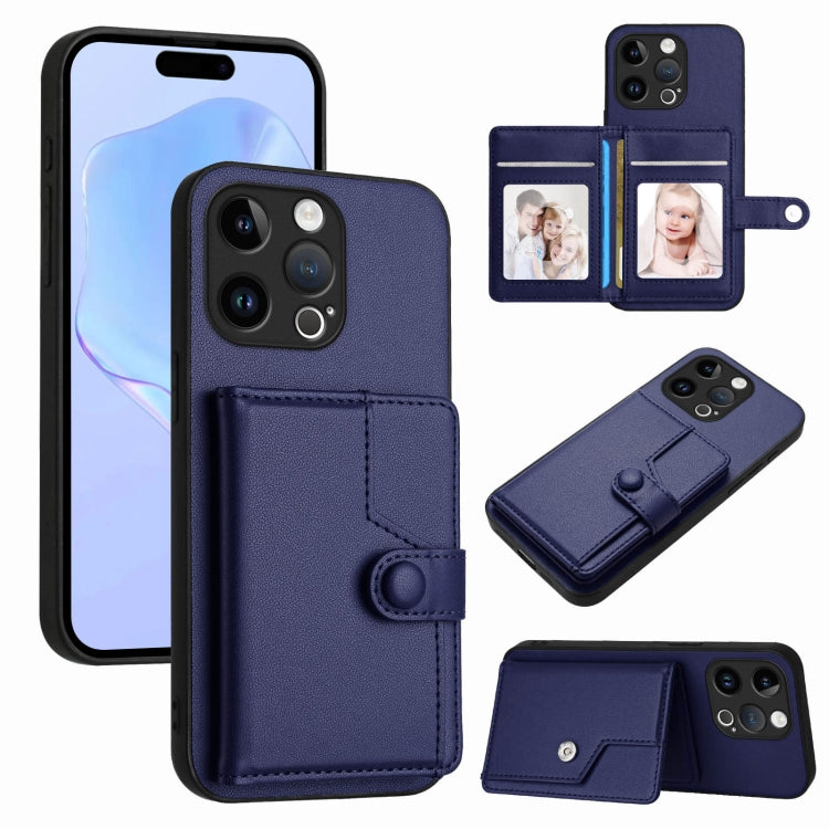 Knopf Kartenfach RFID Anti-Diebstahl Handyhülle, für iPhone SE 2022 / 2020, für iPhone 13 Pro Max, für iPhone 13 Pro, für iPhone 13, für iPhone 13 mini, für iPhone 12, für iPhone 12 Pro Max, für iPhone 12 Pro