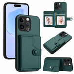Knopf Kartenfach RFID Anti-Diebstahl Handyhülle, für iPhone SE 2022 / 2020, für iPhone 13 Pro Max, für iPhone 13 Pro, für iPhone 13, für iPhone 13 mini, für iPhone 12, für iPhone 12 Pro Max, für iPhone 12 Pro