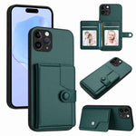 Handyhülle mit Tasten-Kartenfach und RFID-Diebstahlschutz, Für iPhone 12 mini, Für iPhone 11 Pro Max, Für iPhone 11, Für iPhone 11 Pro, Für iPhone XS / X, Für iPhone XR, Für iPhone XS Max, Für iPhone 8 Plus / 7 Plus