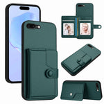 Handyhülle mit Tasten-Kartenfach und RFID-Diebstahlschutz, Für iPhone 12 mini, Für iPhone 11 Pro Max, Für iPhone 11, Für iPhone 11 Pro, Für iPhone XS / X, Für iPhone XR, Für iPhone XS Max, Für iPhone 8 Plus / 7 Plus