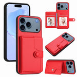 Knopfkarten-Tasche RFID-Diebstahlschutz-Handyhülle, Für iPhone 17 Pro Max, Für iPhone 17 Pro, Für iPhone 17, Für iPhone Air, Für iPhone 16 Pro Max, Für iPhone 16 Pro, Für iPhone 16 Plus, Für iPhone 16