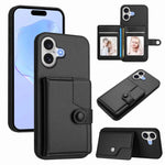 Knopfkarten-Tasche RFID-Diebstahlschutz-Handyhülle, Für iPhone 17 Pro Max, Für iPhone 17 Pro, Für iPhone 17, Für iPhone Air, Für iPhone 16 Pro Max, Für iPhone 16 Pro, Für iPhone 16 Plus, Für iPhone 16