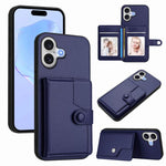 Knopfkarten-Tasche RFID-Diebstahlschutz-Handyhülle, Für iPhone 17 Pro Max, Für iPhone 17 Pro, Für iPhone 17, Für iPhone Air, Für iPhone 16 Pro Max, Für iPhone 16 Pro, Für iPhone 16 Plus, Für iPhone 16