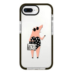 Simple Illustration Pattern Full Coverage Phone Case, For iPhone 7 Plus / 8 Plus