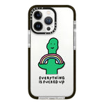 Simple Illustration Pattern Full Coverage Phone Case, For iPhone 13 Pro