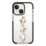 Simple Illustration Pattern Full Coverage Phone Case, For iPhone 14
